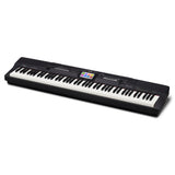 Casio PX-360BK 88-Key Digital Piano with Power Supply (Black, Large)