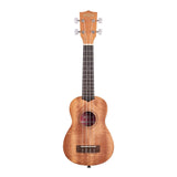 Kala KA-15S Satin Mahogany Soprano Ukulele with Tuner and Strings