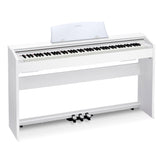 Casio PX-770WE Privia Digital Home Piano with Keyboard Bench and Learning Book