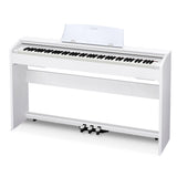Casio PX-770WE Privia Digital Home Piano with Keyboard Bench and Learning Book