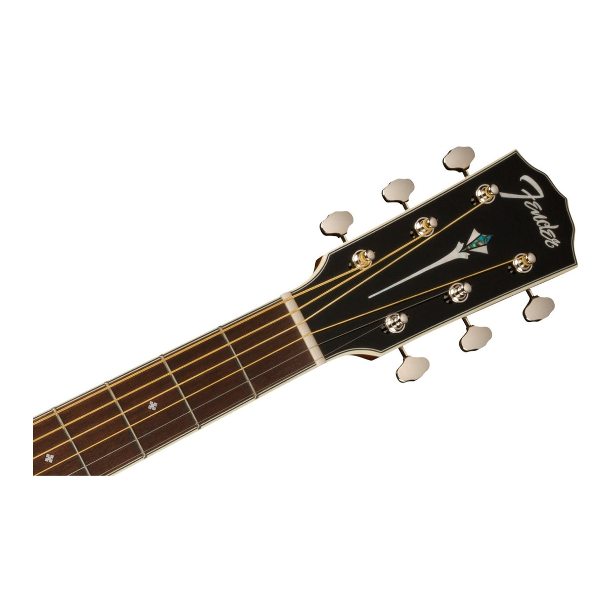 Fender PO-220E Orchestra 6-String Ovangkol Fingerboard Acoustic Guitar (Natural)