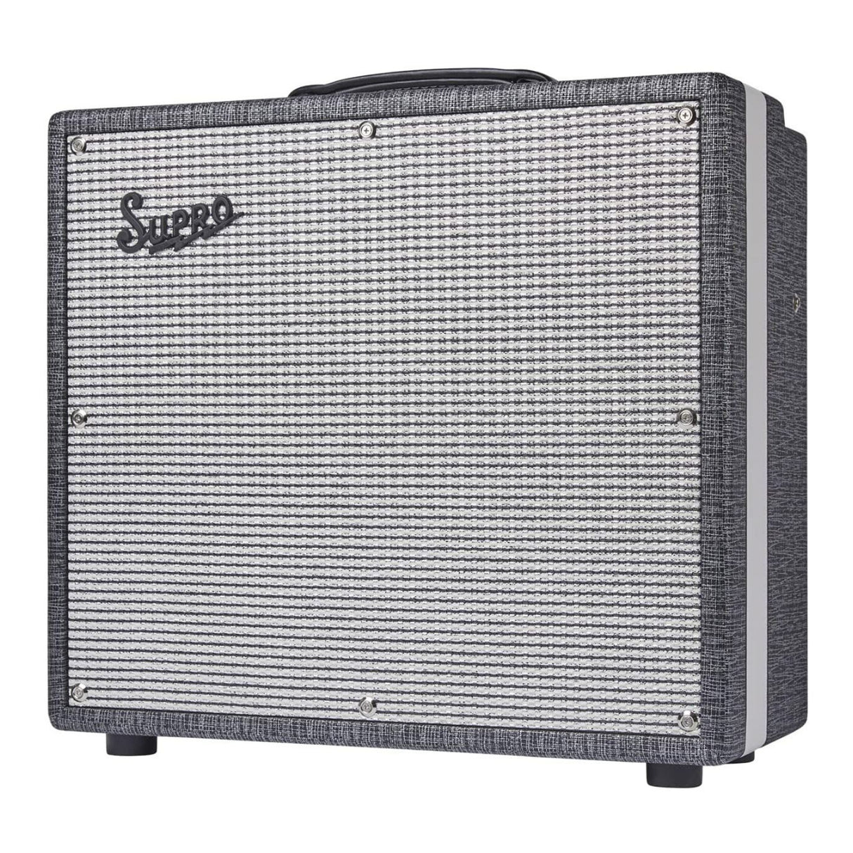 Supro 1695TJ Black Magick 1x12 25W Tube Combo Amp (Black Rhino) w/ Guitar Cable
