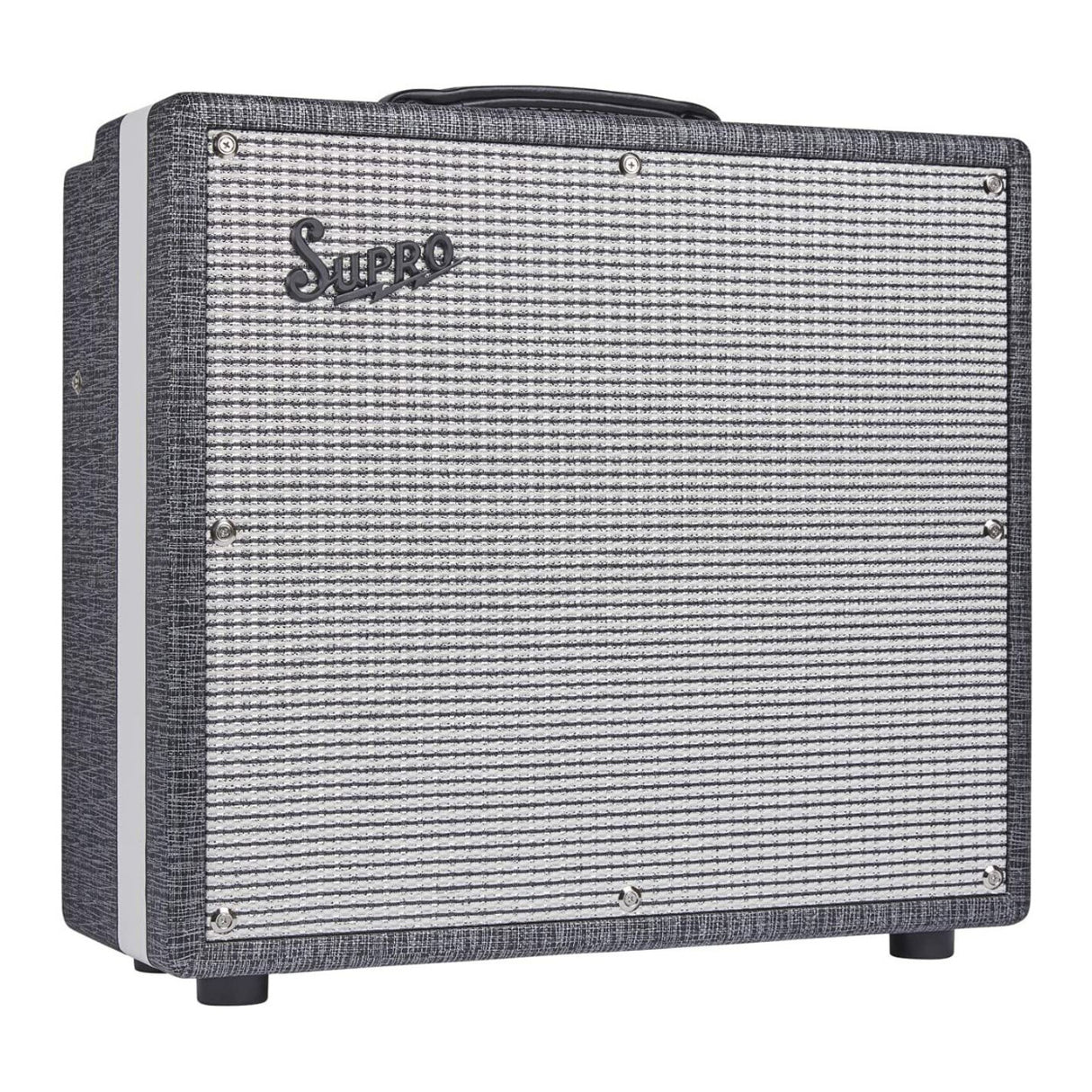Supro 1695TJ Black Magick 1x12 25W Tube Combo Amp (Black Rhino) w/ Guitar Cable