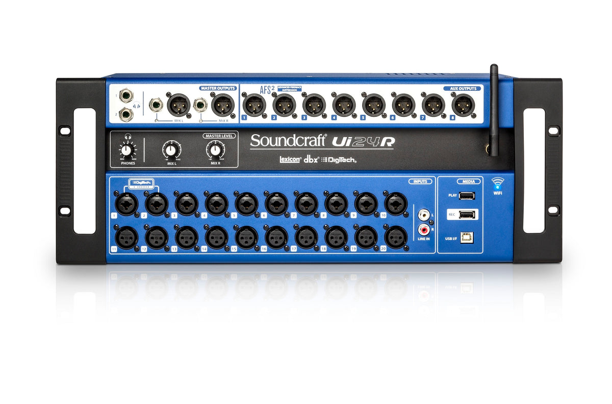 Soundcraft Ui24 Remote-Controlled 24-Input Digital Mixer (Open Box)