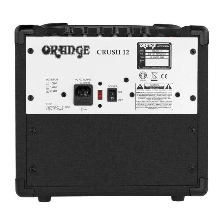 Orange Amplifiers Crush 12 (Black)