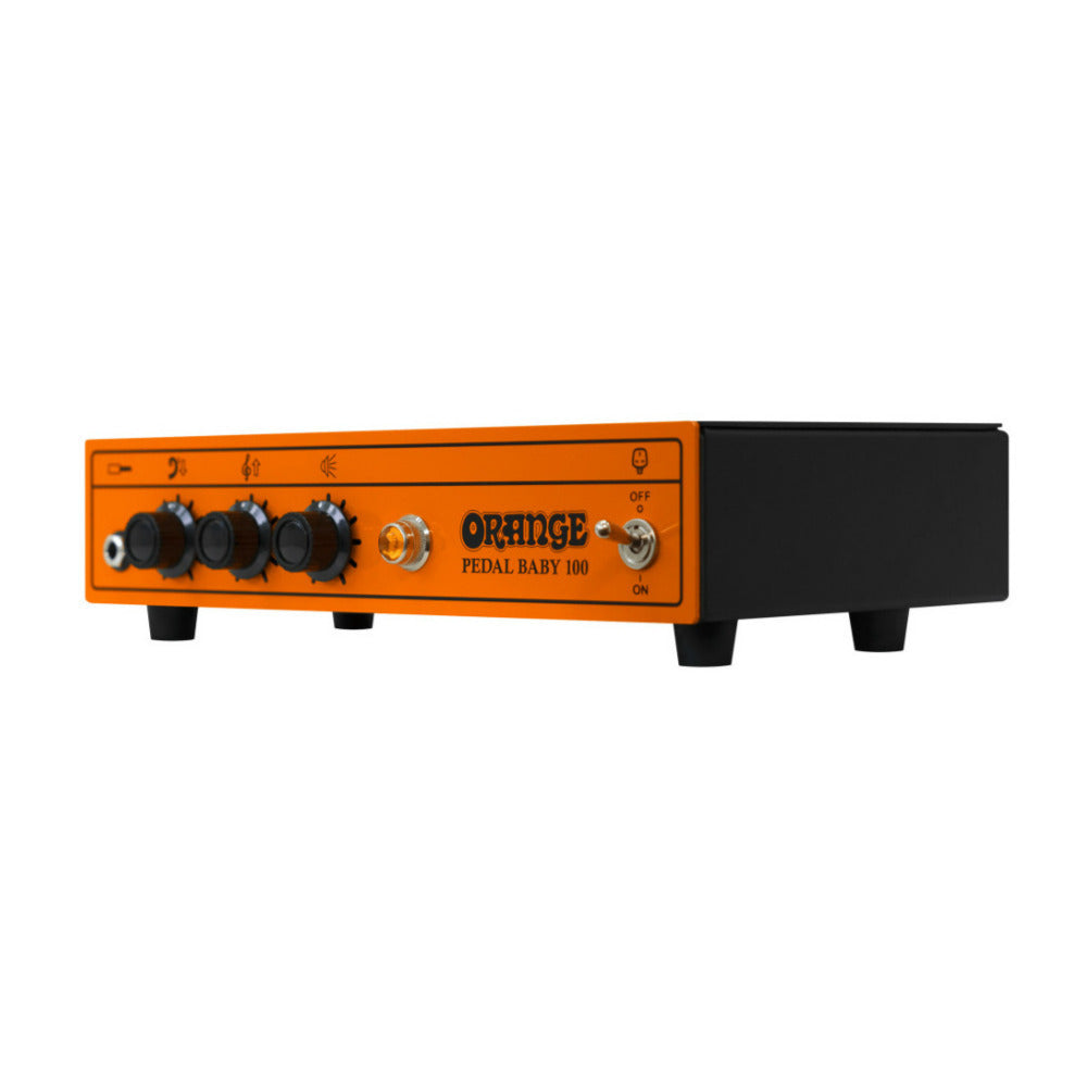 Orange Amps Pedal Baby 100 Guitar Amplifier with Cables Bundle