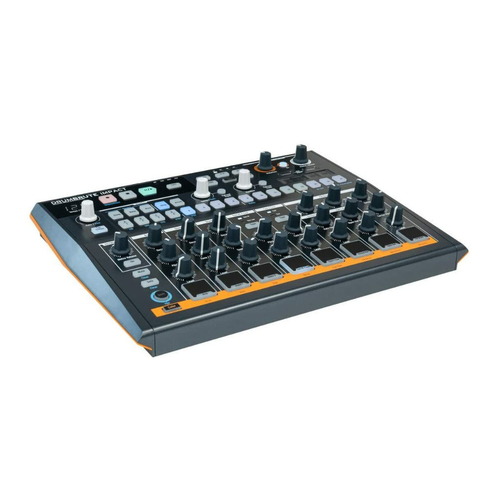 Arturia DrumBrute Impact Analog Drum Machine with Over-Ear Headphone and Cable