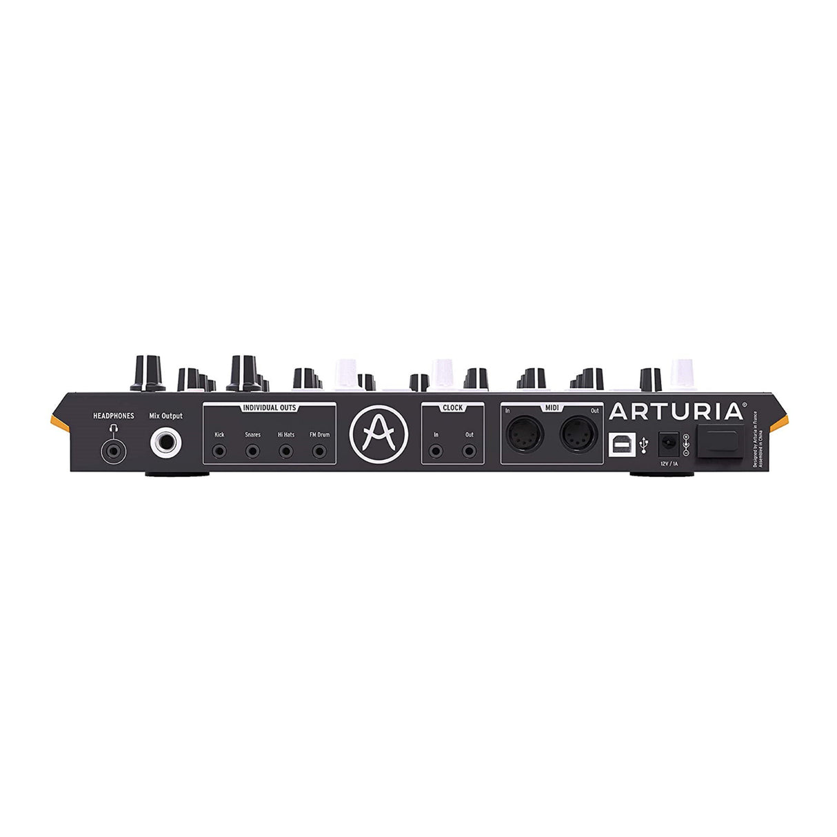 Arturia DrumBrute Impact Analog Drum Machine with Over-Ear Headphone and Cable