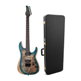 Schecter Reaper-6 Electric Guitar in Satin Sky Burst with Hard Shell Case