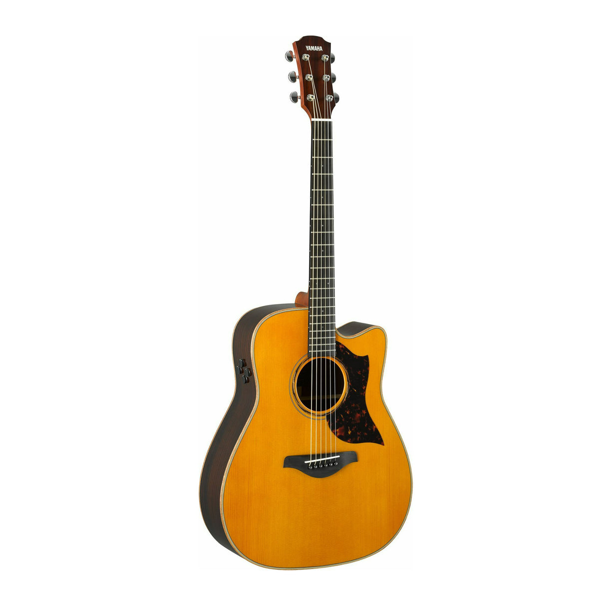 Yamaha A3R Folk Cutaway 6-String Acoustic Electric Guitar (Vintage Natural)