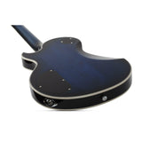 Schecter Solo-II Supreme 6-String Electric Guitar (See Thru Blue Burst)