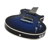 Schecter Solo-II Supreme 6-String Electric Guitar (See Thru Blue Burst)