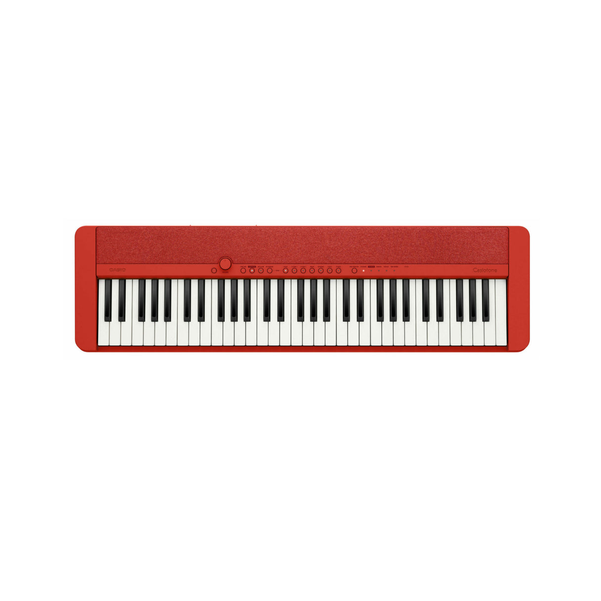 Casio Casiotone CT-S1 61-Key Portable Keyboard (Red) Bundle with Accessories