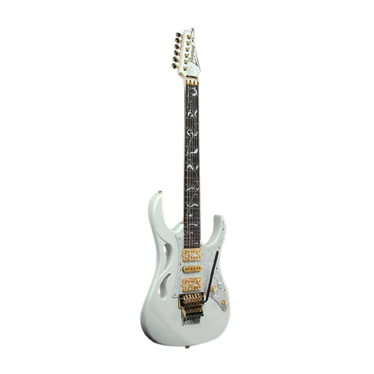 Ibanez Steve Vai Signature 6-String Electric Guitar with Case (Stallion White)