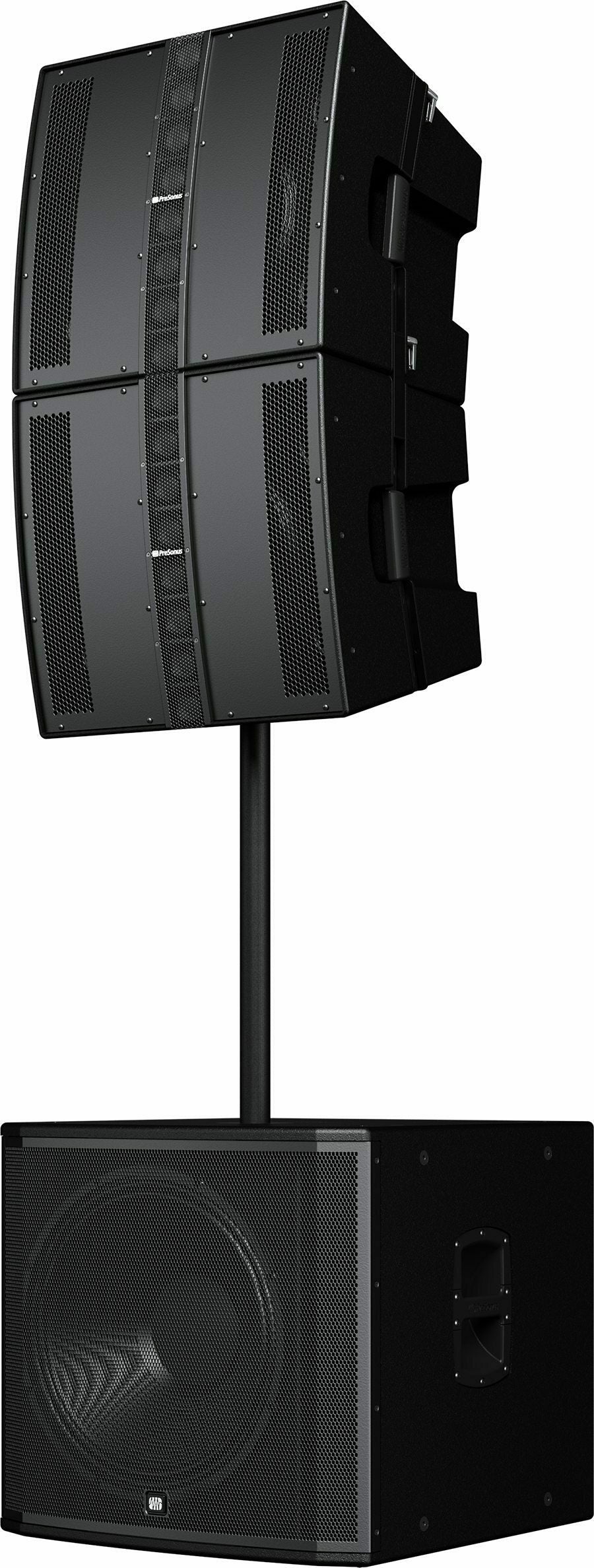 PreSonus CDL12P 1000W Constant Directivity Loudspeaker with 25-Foot XLR Cables (2-Pack)