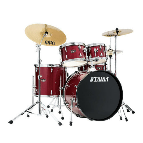 Tama Imperialstar 5-Piece Drum Kit with Meinl HCS Cymbals (Candy Apple Mist)