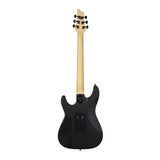 Schecter Demon-6 FR Electric Guitar in Aged Black Satin with Schecter Hard Case