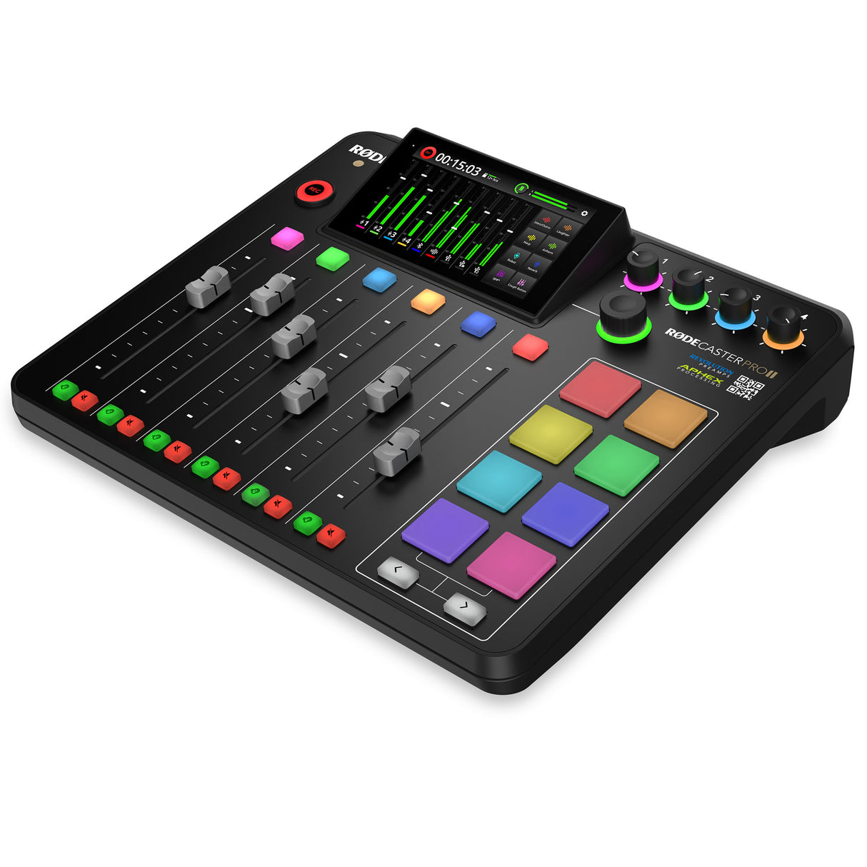 Rode Rodecaster Pro II Podcast Production Console Bundle with Accessories