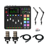 Rode Rodecaster Pro II Podcast Production Console Bundle with Accessories