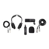 Zoom PodTrak P4 Portable Multitrack Recorder Bundle with ZDM-1 Podcast 2-Pack