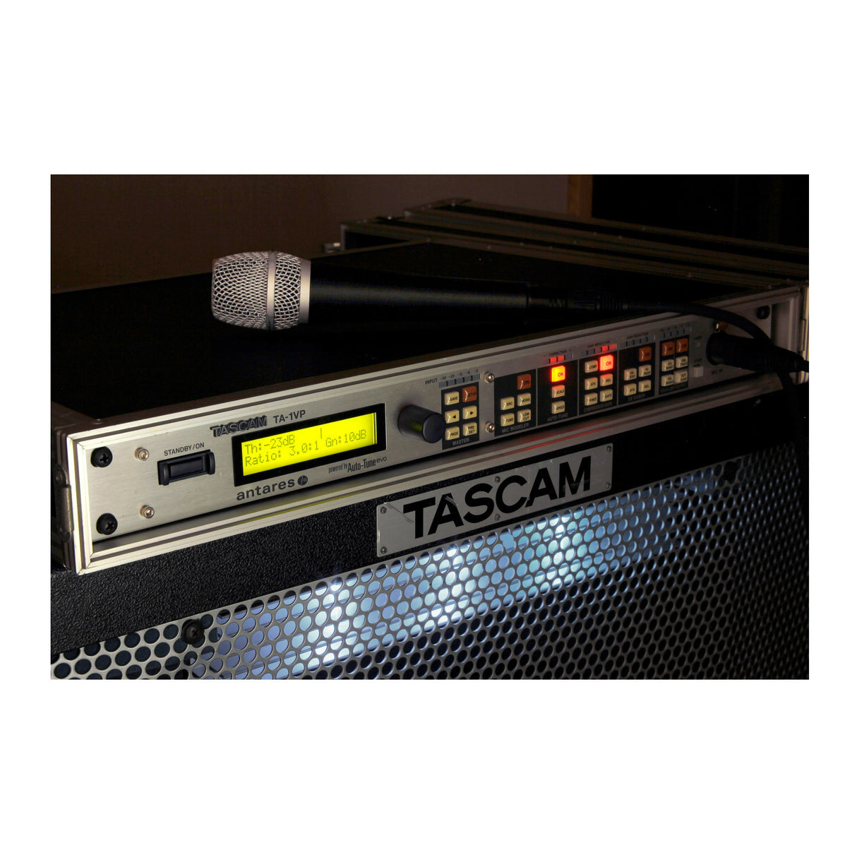 Tascam Vocal Processor with XLR male to Female and 1/4 TRS Cable Bundle