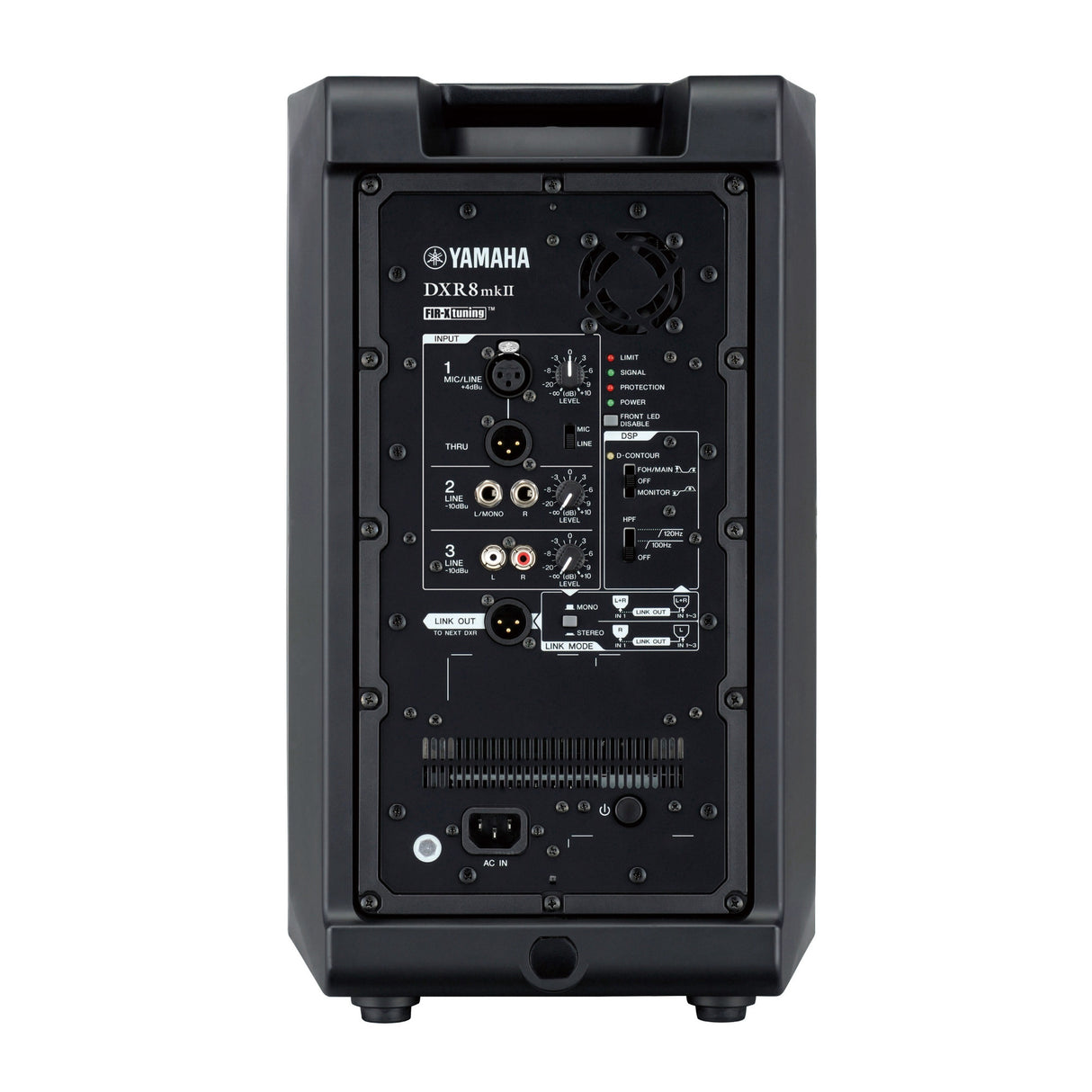 Yamaha DXR8mkII 8-Inch 1100W Powered Speaker (Black)