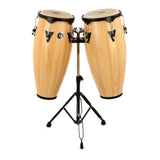 Latin Percussion City Series Conga Set with Stand (Natural Gloss)