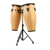 Latin Percussion City Series Conga Set with Stand (Natural Gloss)
