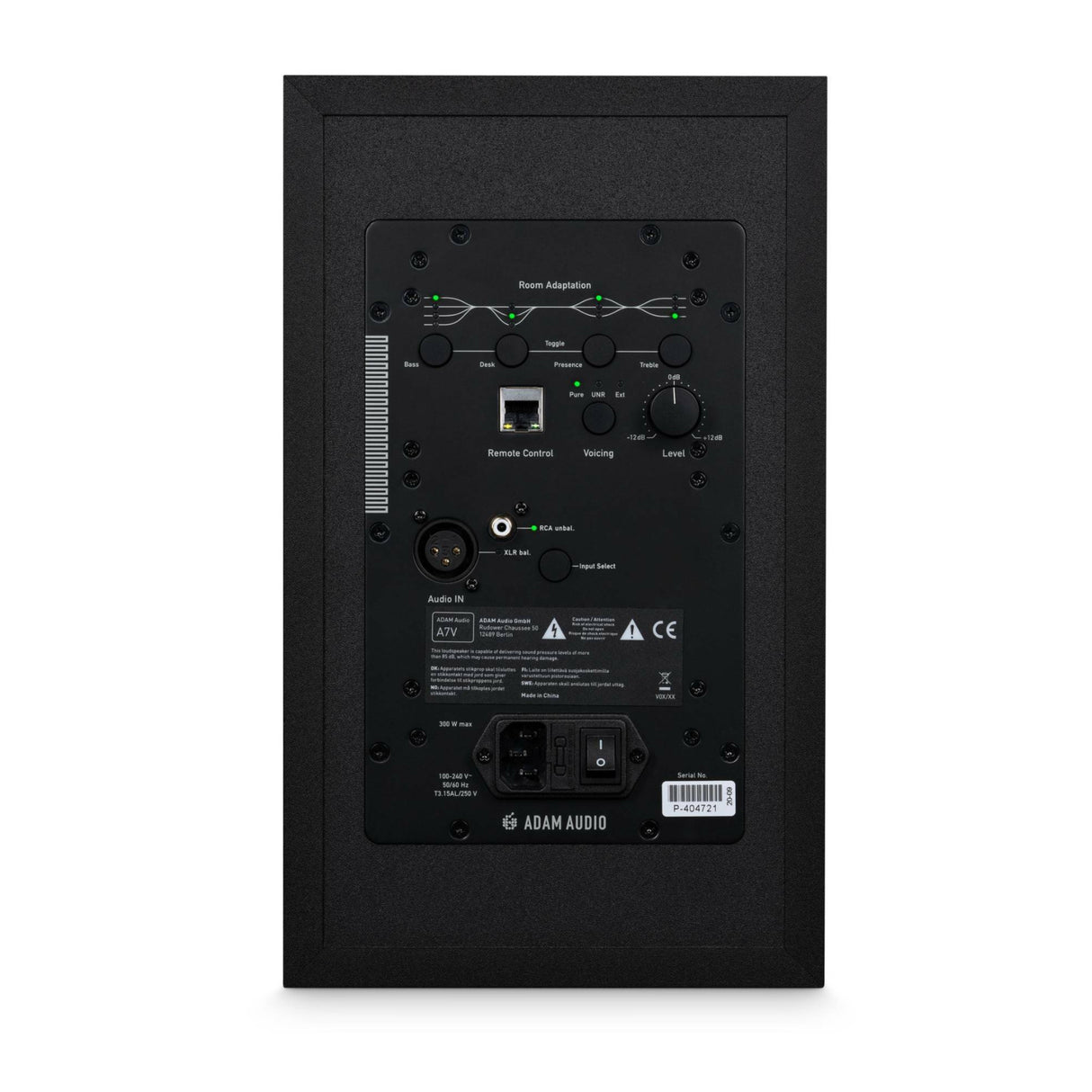 ADAM Audio A7V Studio Monitor (Pair) with ADAM Audio Sub10 Mk2 Sub and Cables