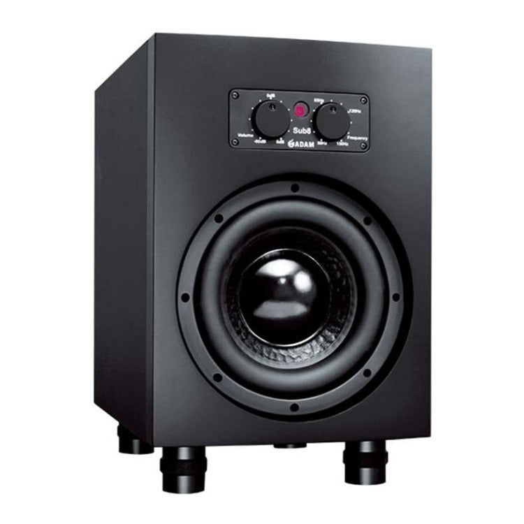 ADAM Audio A4V 2 Way Studio Monitor (Pair) with Subwoofer and Cables Bundle