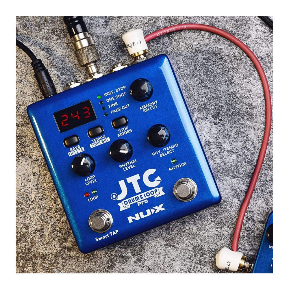 NuX JTC Drum and  Loop Pro Dual Switch Looper Pedal