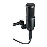 Audio-Technica AT2020 Condenser Studio Microphone with Knox Filter and Boom Arm