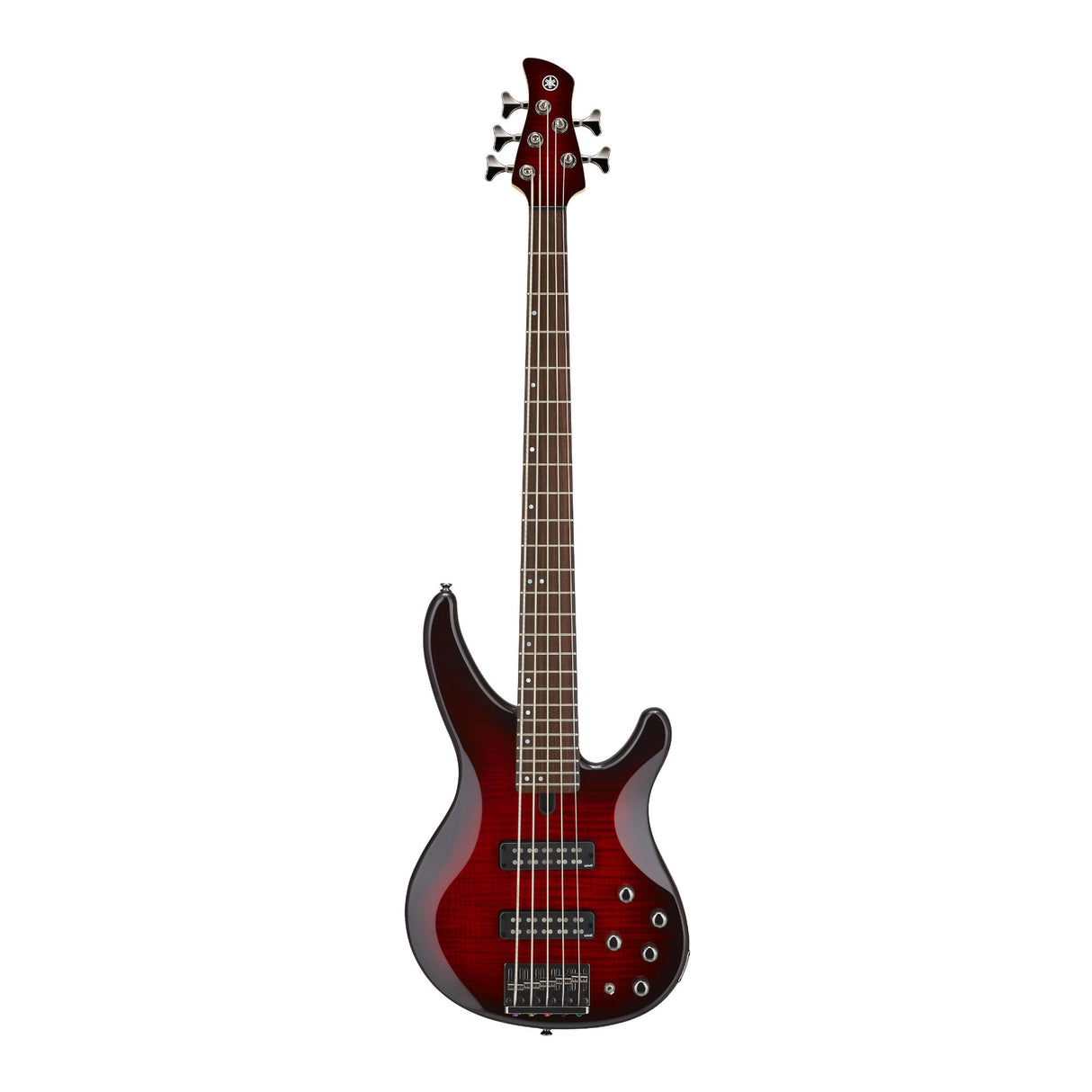 Yamaha TRBX605FM 5 String Dark Red Burst Bass with Rosewood Fingerboard
