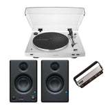 Audio Technica AT-LP3xBT Automatic Wireless Belt-Drive Turntable (White) Bundle