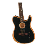 Fender Acoustasonic Player Telecaster 6-String Acoustic-Electric Guitar (Black)