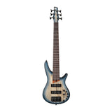 Ibanez SR Standard 6-String Electric Bass (Cosmic Blue Starburst Flat)