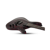 Schecter C-1 Silver Mountain Electric Guitar (Blood Moon) with Hard Shell Case