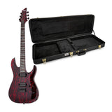 Schecter C-1 Silver Mountain Electric Guitar (Blood Moon) with Hard Shell Case