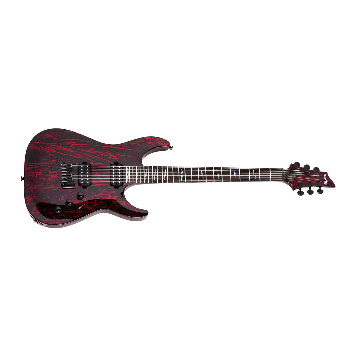 Schecter C-1 Silver Mountain 6-String Right-Hand Electric Guitar Bundle