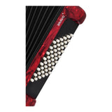 Hohner Bravo II 48 Chromatic Piano Key Accordion (Red)