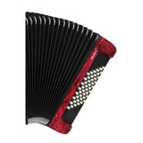 Hohner Bravo II 48 Chromatic Piano Key Accordion (Red)