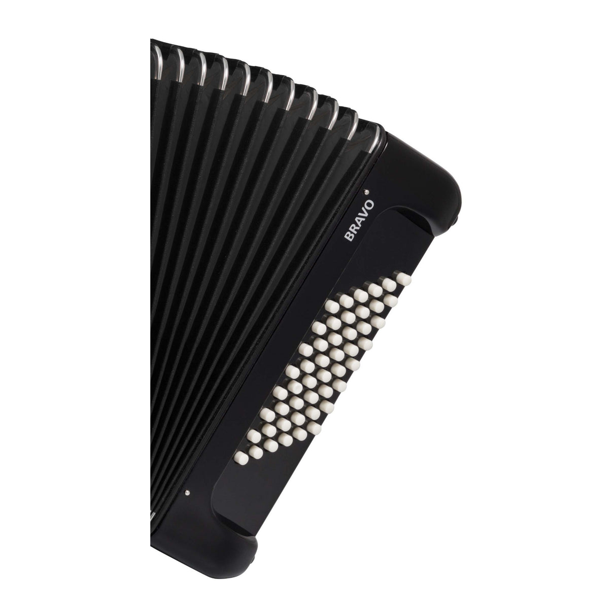 Hohner Bravo II 48 Chromatic Piano Key Accordion (Black)