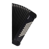Hohner Bravo II 48 Chromatic Piano Key Accordion (Black)