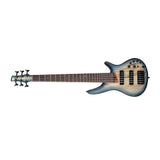 Ibanez SR Standard 6-String Electric Bass (Cosmic Blue Starburst Flat)