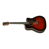 Yamaha A3R Cutaway Acoustic 6-String Electric Guitar with Bag (Brown Sunburst)