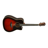 Yamaha A3R Cutaway Acoustic 6-String Electric Guitar with Bag (Brown Sunburst)