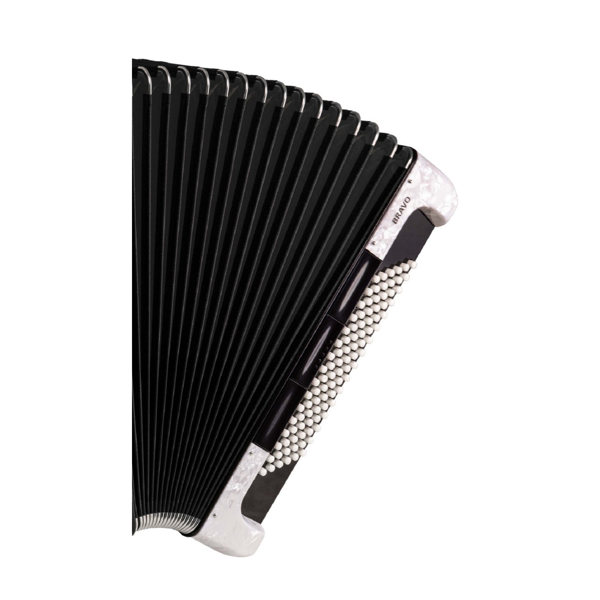 Hohner Bravo III 96 Chromatic Piano Key Accordion (Pearl White)