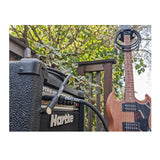 Pig Hog - PH10R - 1/4 - 1/4 in Right Angle 8mm Instrument Cable (10 ft., Black)