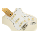 Fender Jimi Hendrix Stratocaster 6-String Electric Guitar (Olympic White)