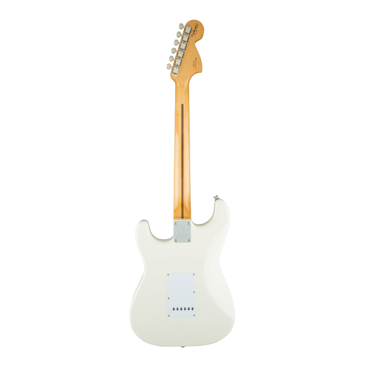 Fender Jimi Hendrix Stratocaster 6-String Electric Guitar (Olympic White)